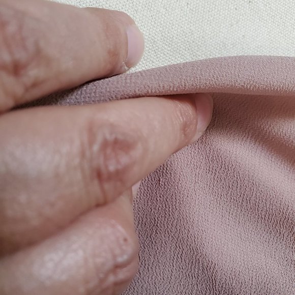 Angie Taupe/Peach Blouse w Metal embellishments. - Picture 10 of 10